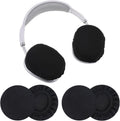 2 Pairs Headphone Covers, Washable Headphone Ear Covers Stretchable Headphone Covers for Ears Black Headset Ear Covers Earphone Covers Headphone Ear Covers Replacement