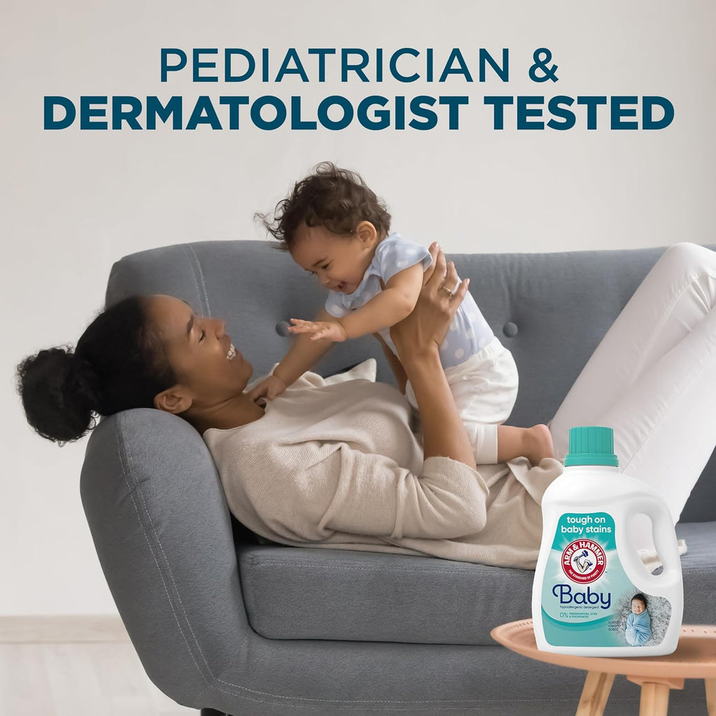 Baby, 77 Loads Hypoallergenic Liquid Laundry Detergent, 100.5 Fl Oz