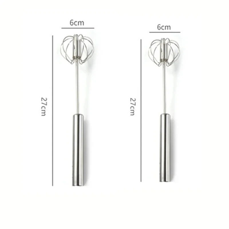 1PC Stainless Steel Eggs Whisk Eggs Beater Mixer Manual Semi Hand Mixer Cooking Tools Baking Tools Kitchen Stuff Accessories