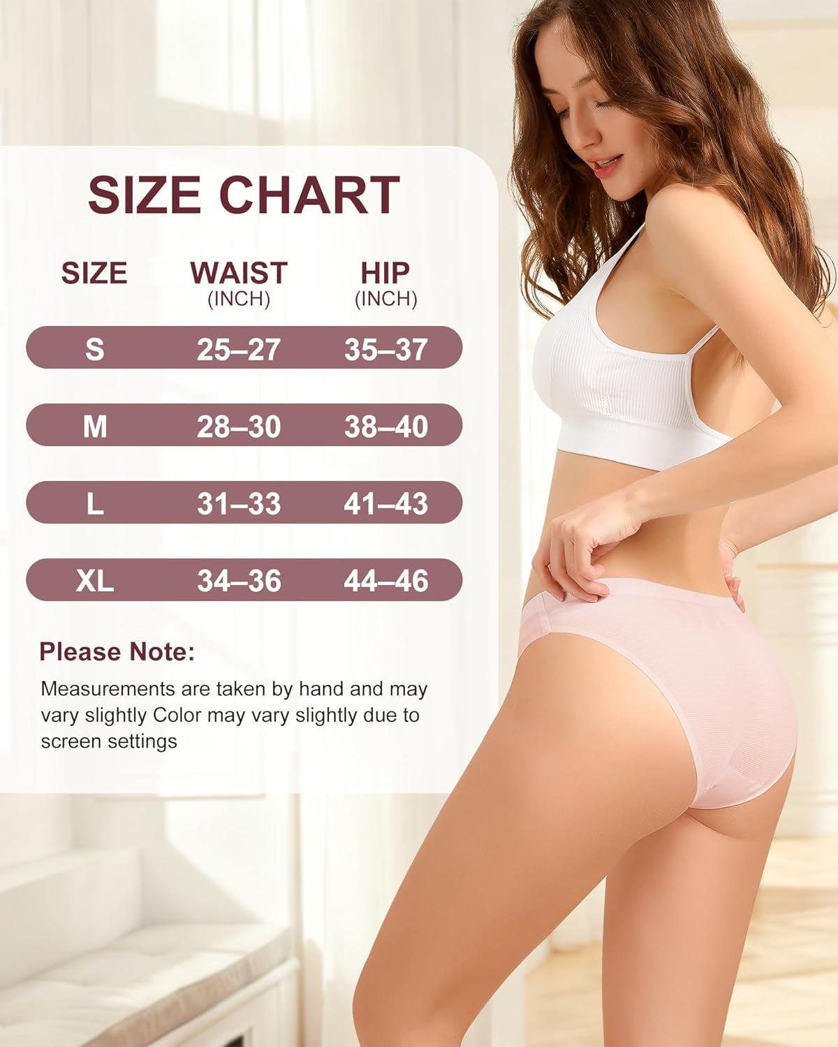 Seamless Underwear for Women No Show Panties Hipster Bikini Underwear