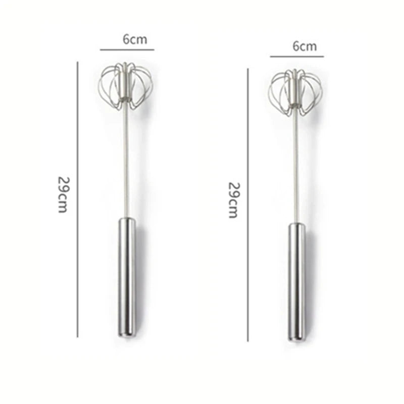 1PC Stainless Steel Eggs Whisk Eggs Beater Mixer Manual Semi Hand Mixer Cooking Tools Baking Tools Kitchen Stuff Accessories