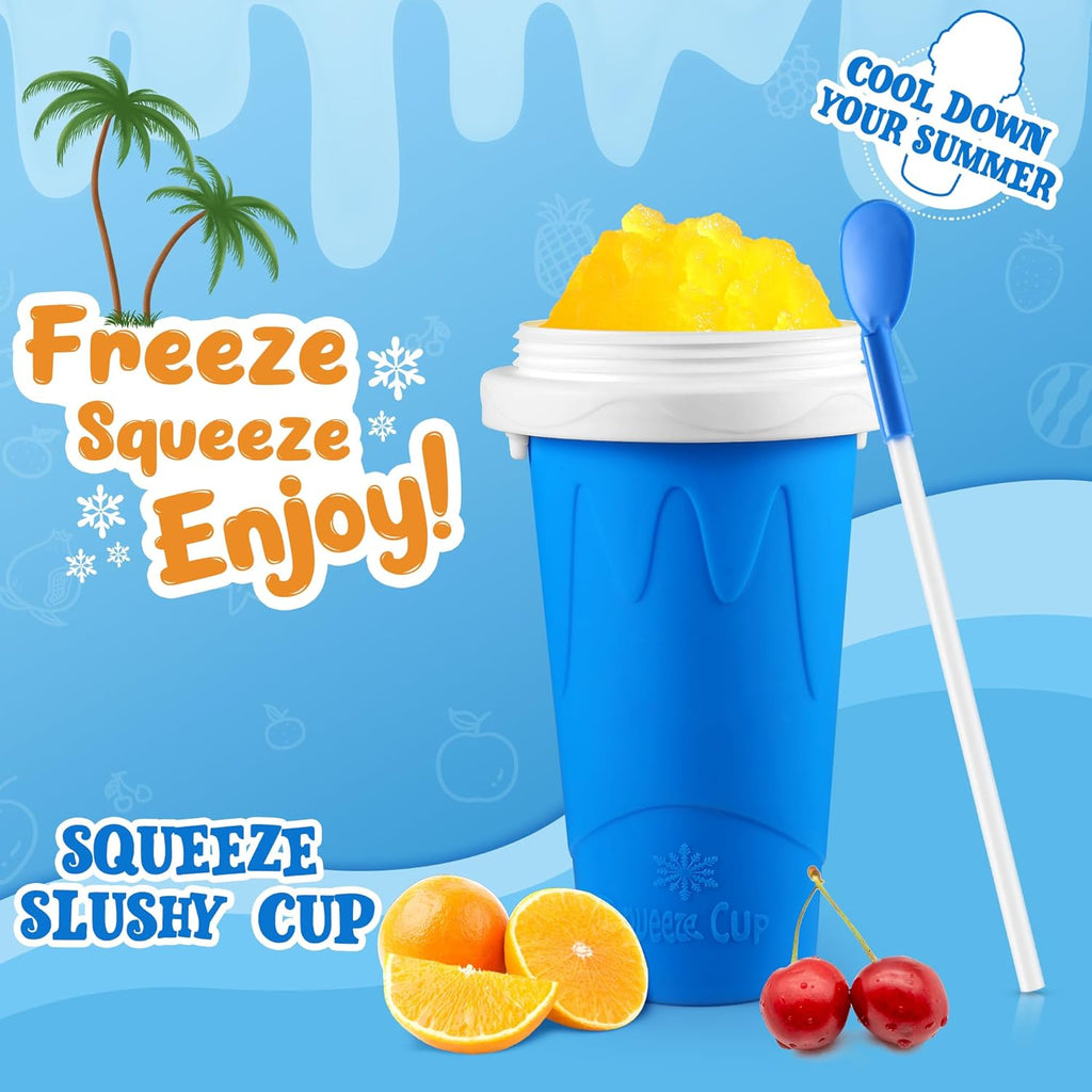 Slushie Maker Cup, TIK TOK Magic Quick Frozen Smoothies Cups, Cooling Cup, Slush