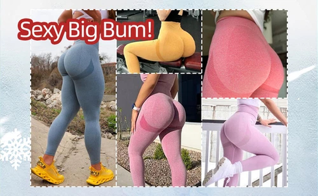 Hot Women Push up Anti-Cellulite Yoga Pants Ruched Workout Gym Tik Tok Leggings