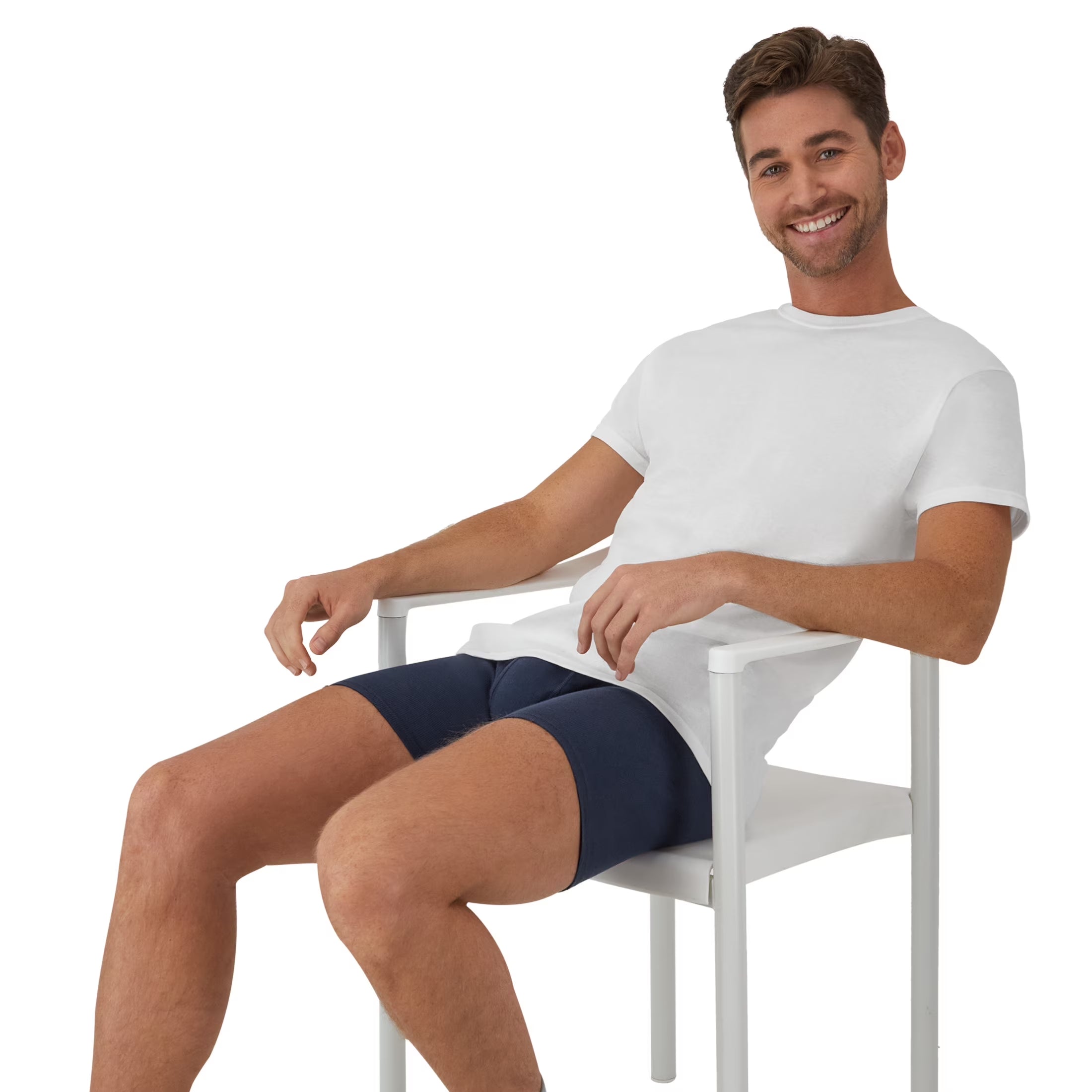 Underwear Boxer Briefs, 6-Pack, Moisture-Wicking Underwear, Cotton, Solids