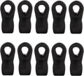 Chip Clips, Bag Clips, Magnetic Bread Food Package with Silicone Textured Mouth (10Pcs Black)
