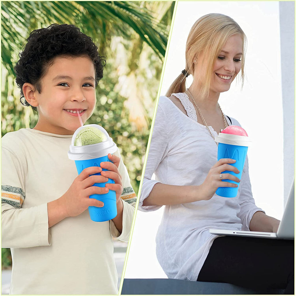 Slushie Maker Cup, TIK TOK Magic Quick Frozen Smoothies Cups, Cooling Cup, Slush