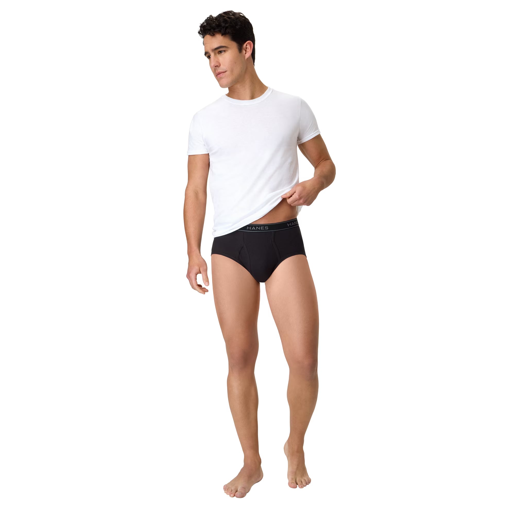 Underwear Mid-Rise Brief 6-Pack , Comfort Flex Underwear for Men