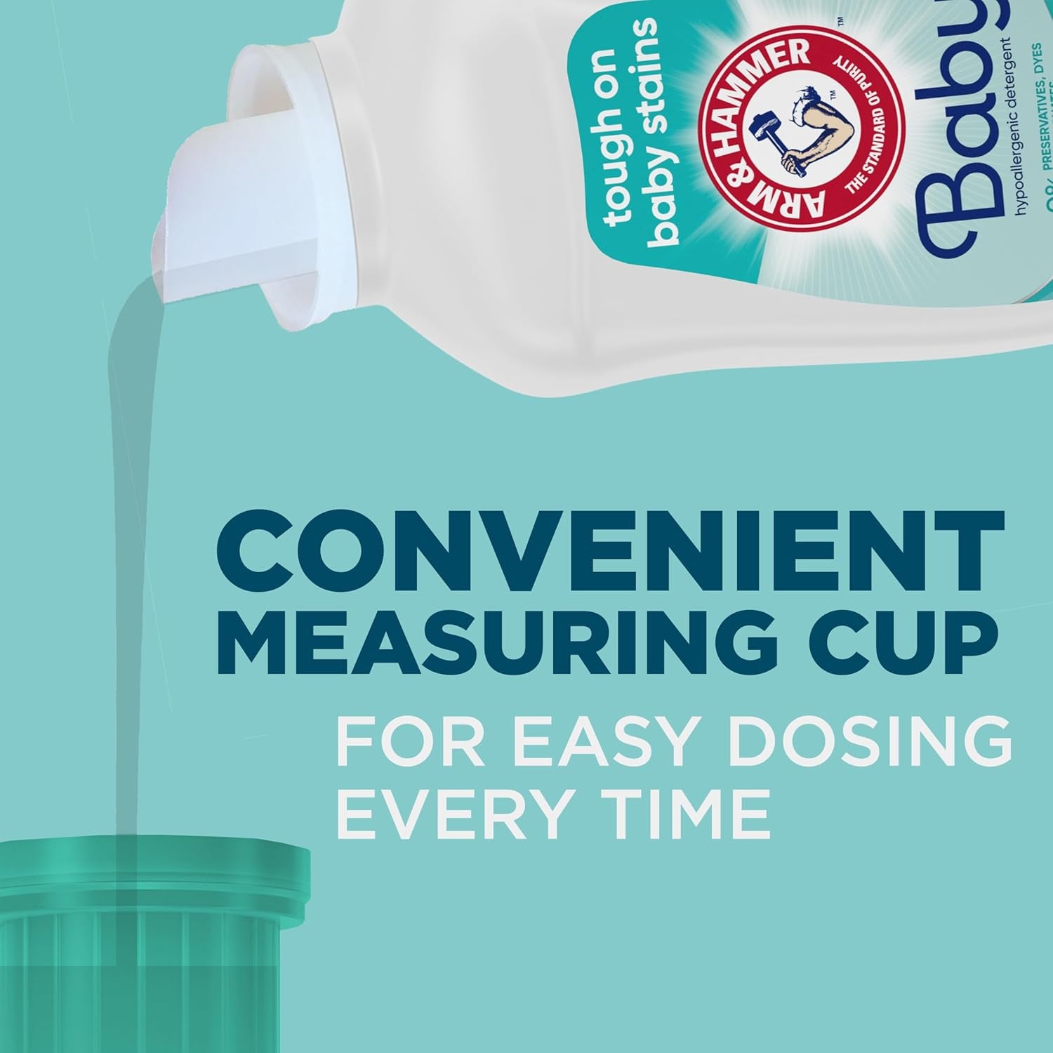 Baby, 77 Loads Hypoallergenic Liquid Laundry Detergent, 100.5 Fl Oz