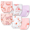 6Pcs Potty Training Underwear for Girls 100% Cotton Toddler Training Underwear 2T-3T Training Pants 2T-3T Girls Training Underwear Training Panties Absorbent Potty Training Pants